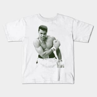 muhammad ali engraving Kids T-Shirt